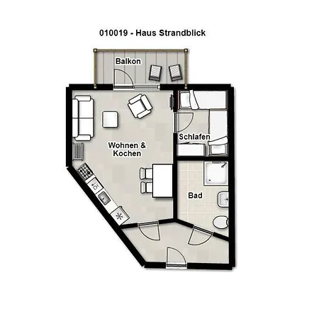 Haus Strandblick - 19 Daire